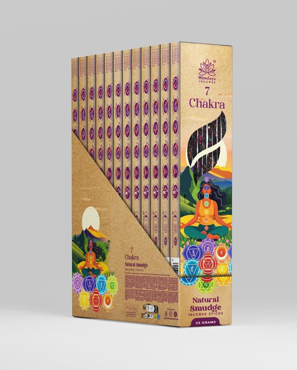 Bastoncino di incenso Himalaya 7 Chakra-25g